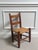 Antique Shaker Style Oak Child’s Chair With Rush Seat. For Sale - Image 12 of 12
