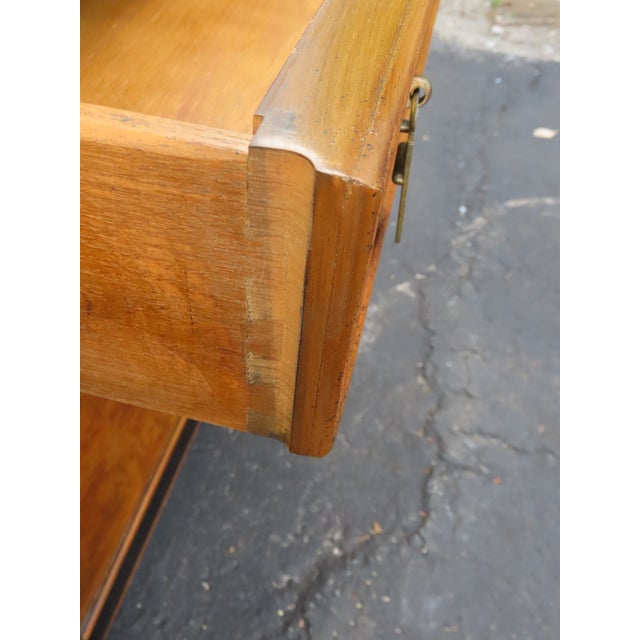 Late 20th Century Century Hollywood Regency Chin Hua Nightstands End Bedside Tables a Pair 6618 For Sale - Image 5 of 16
