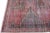 Vintage Distressed Geometric Red Wool Rug For Sale - Image 4 of 9