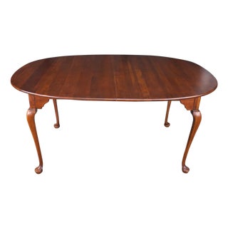 Vintage Lexington Bob Timberlake Cherry Queen Anne Farmhouse Dining Table 94" For Sale