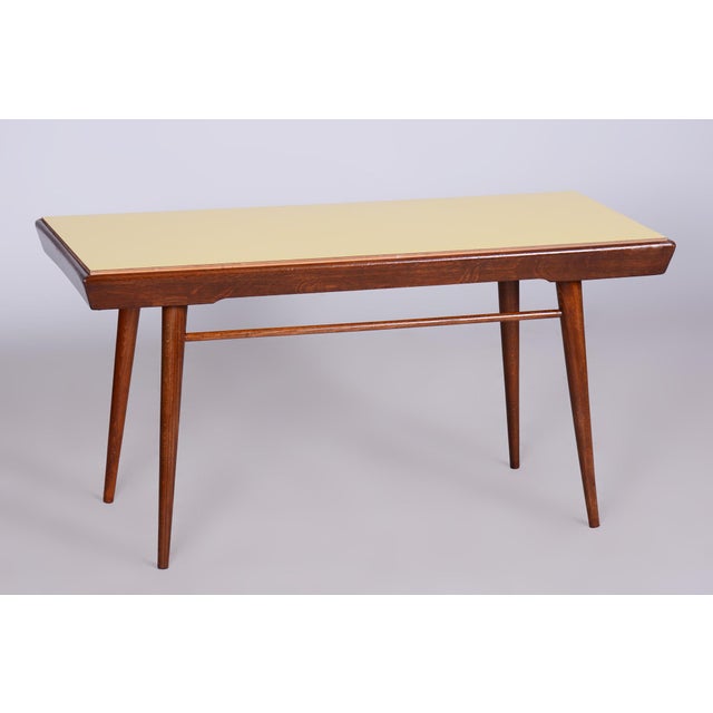 Set of Mid-Century Chairs in Beech & Walnut attributed to Antonín Šuman, Czech, 1950s For Sale - Image 10 of 13