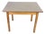 Mid-Century Dining Table with Taupe Formica Top and Wooden Legs For Sale