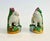Antique White Antique Staffordshire Vases Sheep and Ram - A Pair For Sale - Image 8 of 9