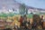 Landscape with mountains, south of France. Oil on cardboard on canvas, 38x53 cm This piece is attributed to the mentioned...