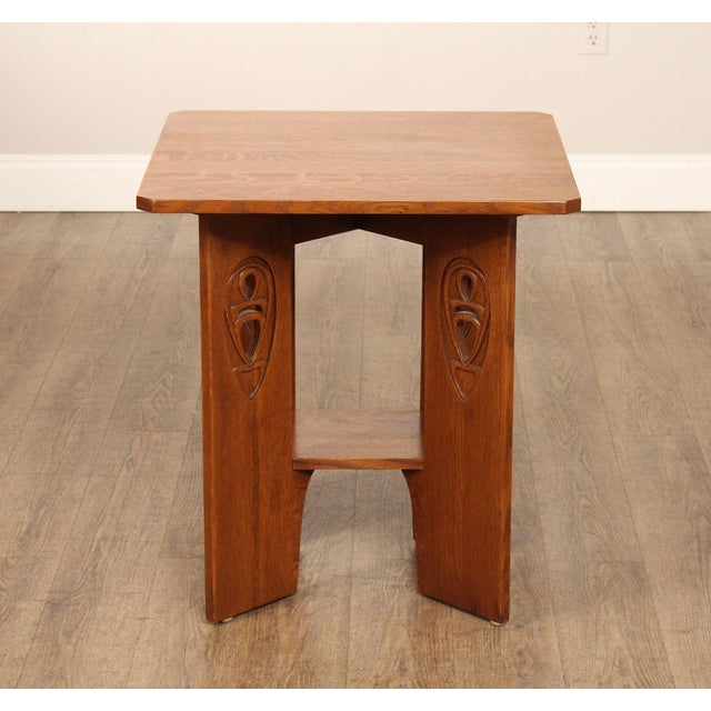 Brown Stickley Mission Collection Oak Argyle Street End Table For Sale - Image 8 of 12