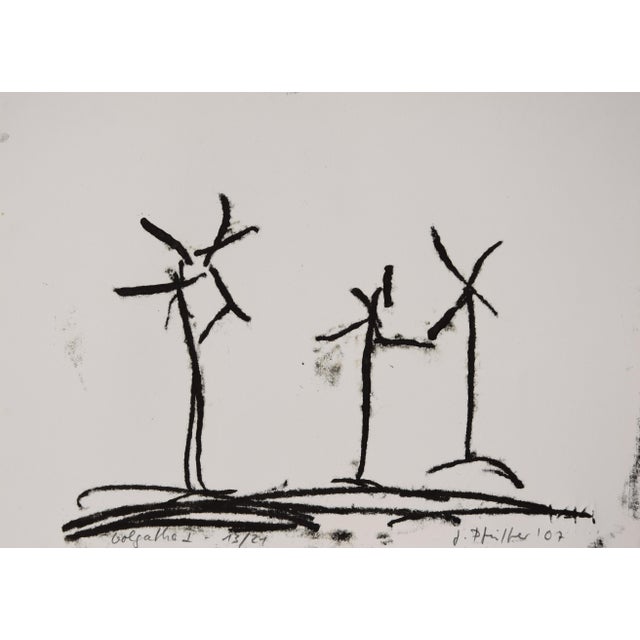 Johannes Pfeiffer, Golgotha I, 2007, Monotype For Sale - Image 11 of 11