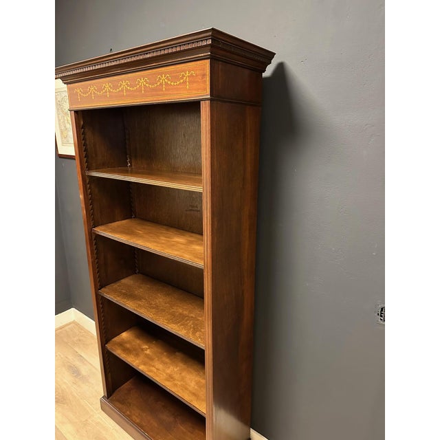 Antique Open Bookcase, 1980s For Sale - Image 4 of 8