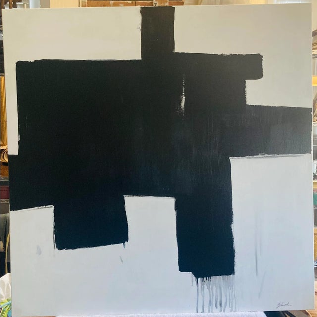 2020s Original Abstract Painting Acrylic on Canvas For Sale - Image 5 of 9