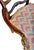 Wood 1940s Vintage Hand Carved Mahogany Lounge Chair For Sale - Image 7 of 10