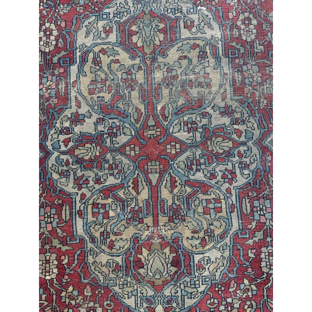 Blue Sarouk Ferahan Rug, 1890s For Sale - Image 8 of 18