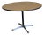 Mid Century Modern Eames Herman Miller Round Pedestal Table For Sale