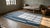 1920s Blue White Stripe Antique Agra Dhurrie Indian Rug 8'6" X 13'2" Flat Weave Cotton Carpet For Sale - Image 10 of 10