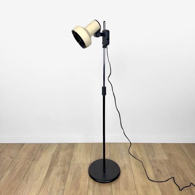 Adjustable Beige Spotlight Floor Lamp, 1970s For Sale - Image 12 of 12