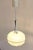 Vintage Ceiling Lamp with a Spherical, Transparent Knobbed Shade on a Chrome-Plated Plastic Mount, 1970s For Sale - Image 3 of 7