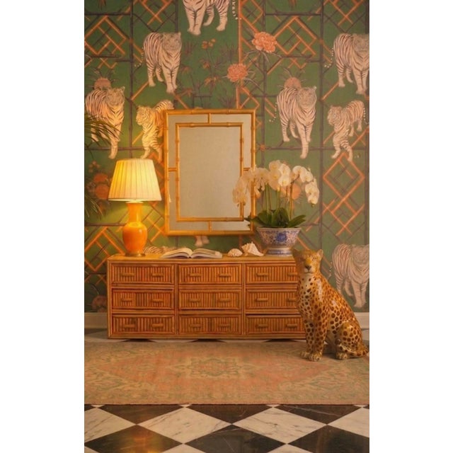 Turning the Past into Stunning Decor for Today. This monumental 1970s 9-drawer lowboy credenza, curated and meticulously...