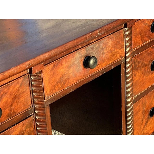 Victorian Desk in Mahogany For Sale - Image 9 of 11
