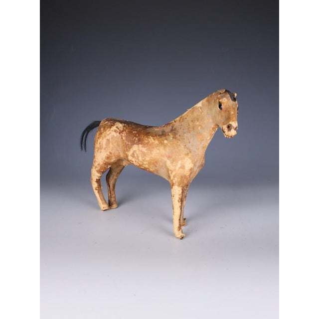 Antique Horse Covered in Genuine Horse Hide with Glass Eyes There is something wonderfully evocative about this charming...