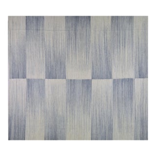 Vintage Mazandaran Natural Color Hand Made Organic Wool Tribal Kilim,8'4"x9'4" For Sale