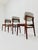 Vintage Danish teak, chair with Teddy Fabric , 1960s Made in Denmark in the 60s Dimensions: Width: 48 cm Depth: 50 cm...