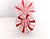 Red White and Transparent Glass Bottle Vase in the style of Gio Ponti, Italy, 1970s For Sale - Image 6 of 14