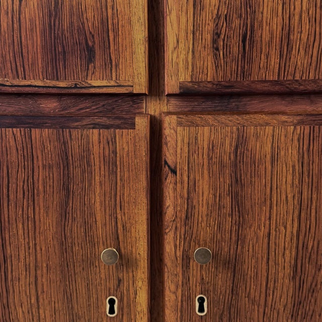 Mid-Century Modern Vintage Danish Rosewood Cabinet For Sale - Image 3 of 6