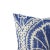 Farmhouse Contemporary Blue & White Damask Pattern Pillow Cover For Sale - Image 3 of 7
