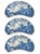 Royal Blue Victorian Style Royal Worcester Blue & White Transferware Pottery Bone Plates S/9 For Sale - Image 8 of 8