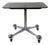 Adjustable Chrome Table from Allegri Parma, Italy, 1970s For Sale