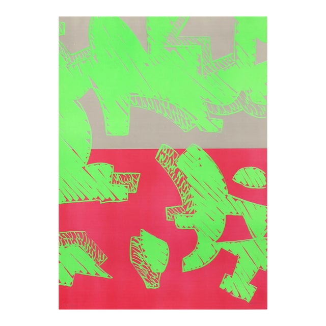 Rosso, Carla Accardi, Lithograph For Sale