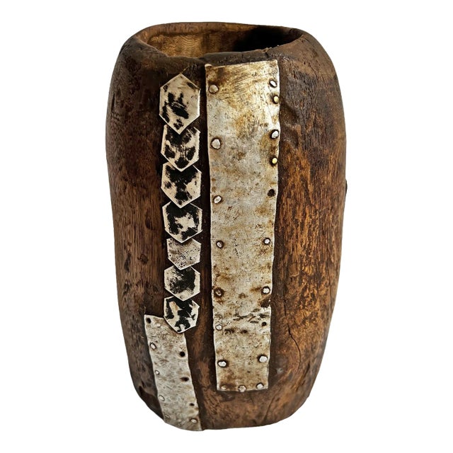 Vintage Tutsi Wood Pot For Sale