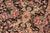 Intricate Floral Pak-Persian Black/Red Wool Rug - 6'1'' X 9'4'' For Sale - Image 4 of 9