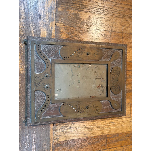 French Brass Picture Frame, Circa. 1910 For Sale - Image 12 of 14