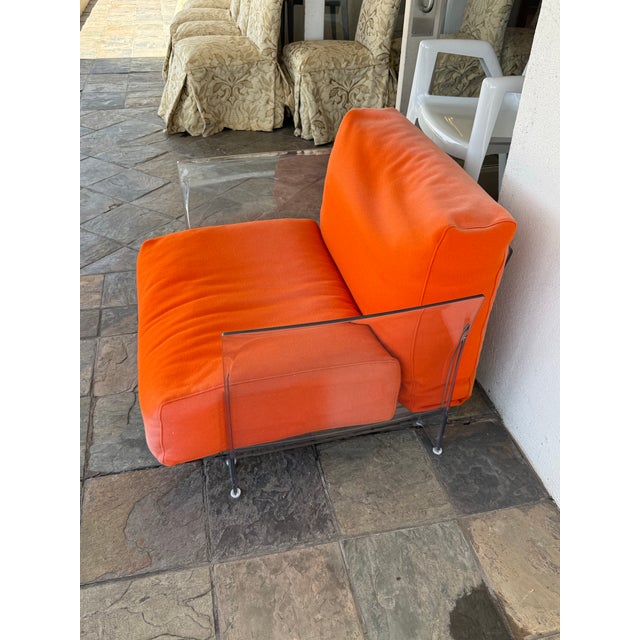 2010s Piero Lissoni for Kartell Pop Outdoor Armchair, Orange For Sale - Image 5 of 13