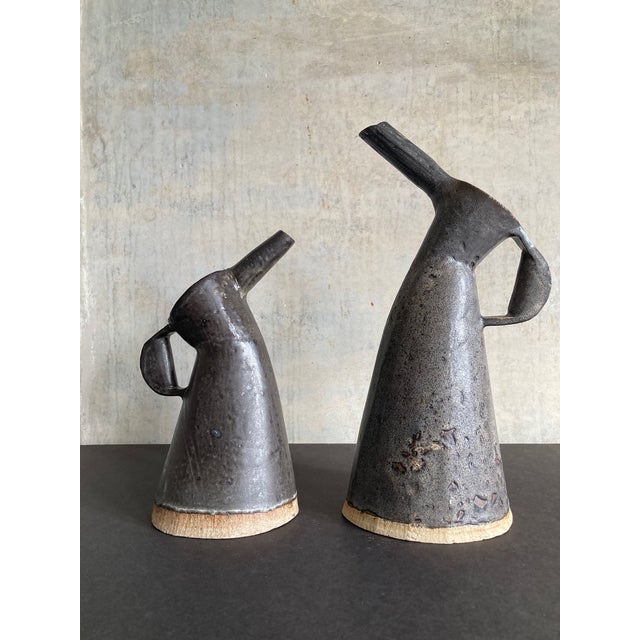 Petrolia: Small Clay Vase by McCallum Industrial Pottery For Sale In Boston - Image 6 of 9