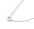Tiffany and Co. Mid 20th Century Tiffany & Co. Metro Diamond 18k White Gold Heart Pendant Necklace For Sale - Image 4 of 7
