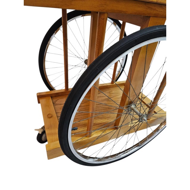 Sand 1960s Butcher Block Cart For Sale - Image 8 of 12