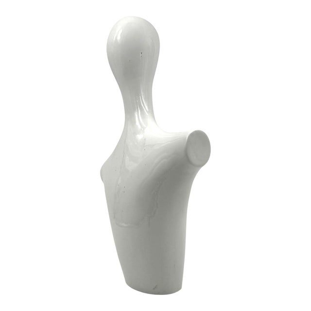 Postmodern Ceramic Bust Sculpture, Italy, 1980s For Sale - Image 4 of 10