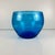Cobalt Blue Bubbled Glass Punch Set in the style of Biot, 1970, Set of 10 For Sale - Image 10 of 14
