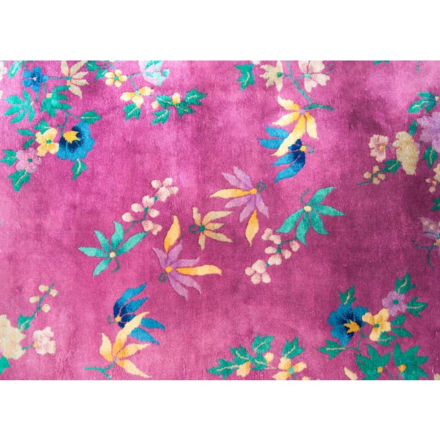 Early 20th Century Chinese Art Deco Rug For Sale - Image 13 of 15