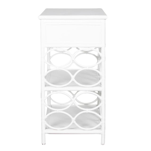 Infinity End Table - White For Sale In West Palm - Image 6 of 7