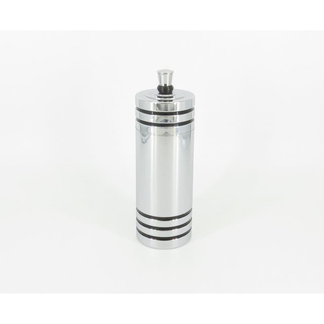 Art Deco 1930s Howard Reichenbach for Chase Art Deco Cocktail Shaker For Sale - Image 3 of 11