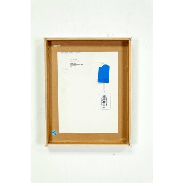 Modern Alejandra Icaza, Mixed Media Abstract Collage For Sale - Image 3 of 4