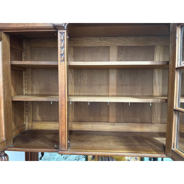 French Antique French Louis XVI-style China Hutch For Sale - Image 3 of 16