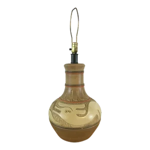 Mid Century Pottery Lamp