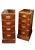 George III Three Drawer Nightstands, 1850, Set of 2 For Sale - Image 9 of 9