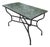 48" Rectangular Handmade Moroccan Tamegroute Green Mosaic Table For Sale