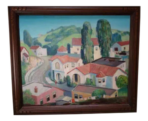 John Coolidge Fargo Street 1946 Oil on Canvas