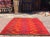 Mid-Century Modern Red Small Turkish Kilim Rug, 48" X 42" For Sale - Image 3 of 9