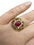 Early 21st Century Agl Certified Burma Ruby and Diamond Cocktail Ring, Size 8.5 For Sale - Image 5 of 6