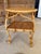 Vintage Coastal Rattan & Cane Two-Tier Side Table For Sale - Image 11 of 12